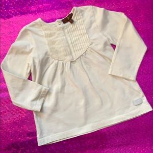 For All Mankind creme colored shirt